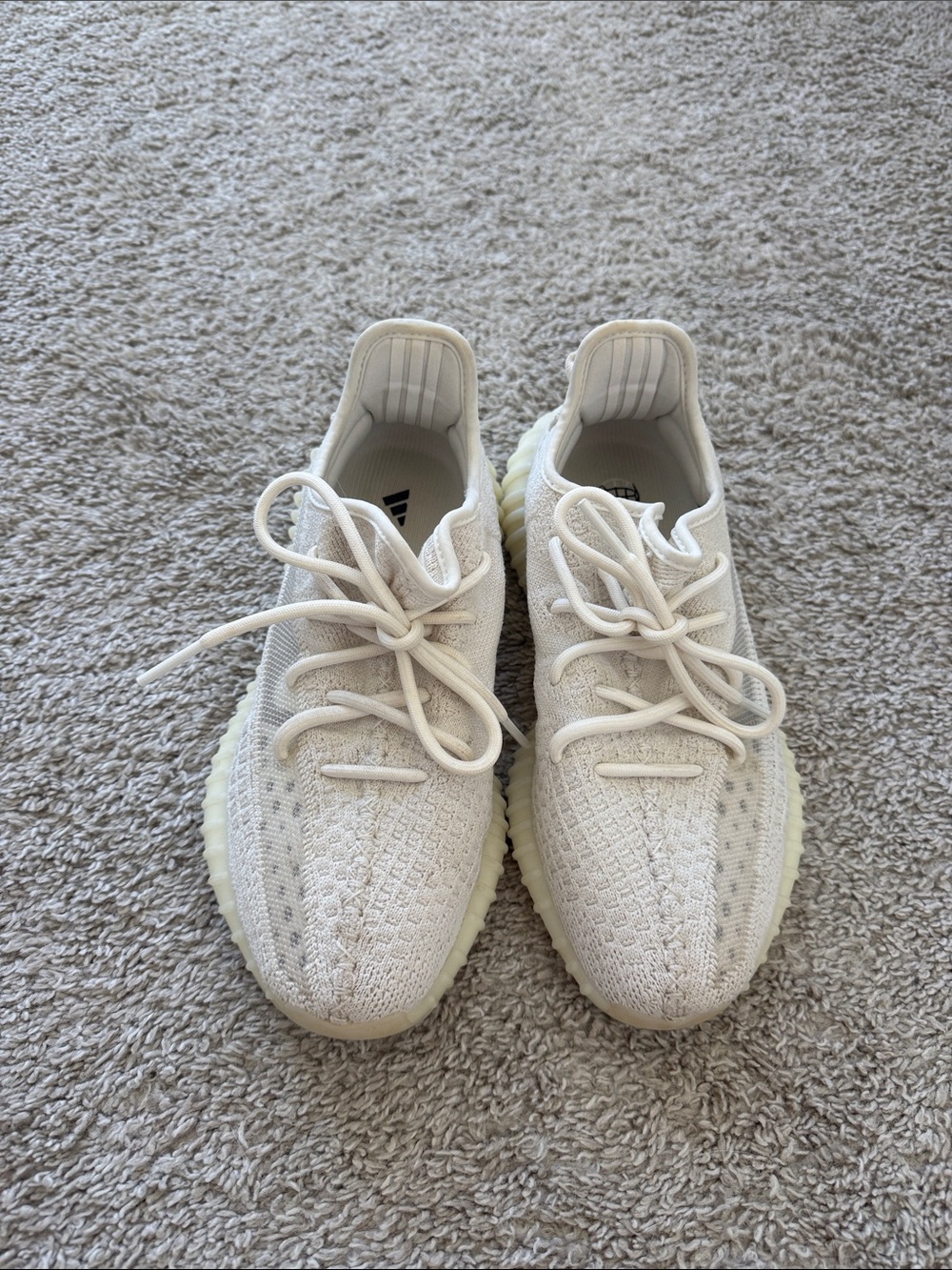 adidas Yeezy white sneakers women